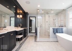 large contemporary bathroom design