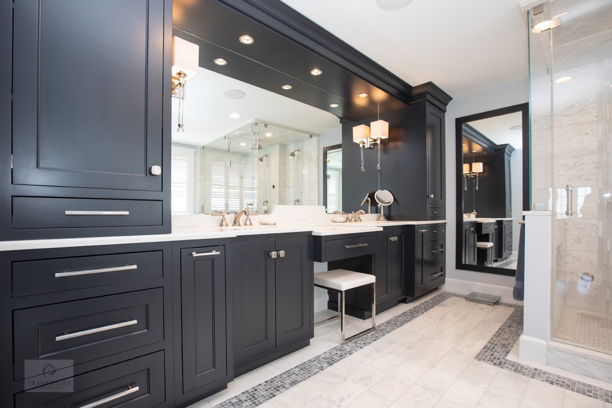 Transitions Kitchens and Baths Take a Seat in Your Bathroom Design