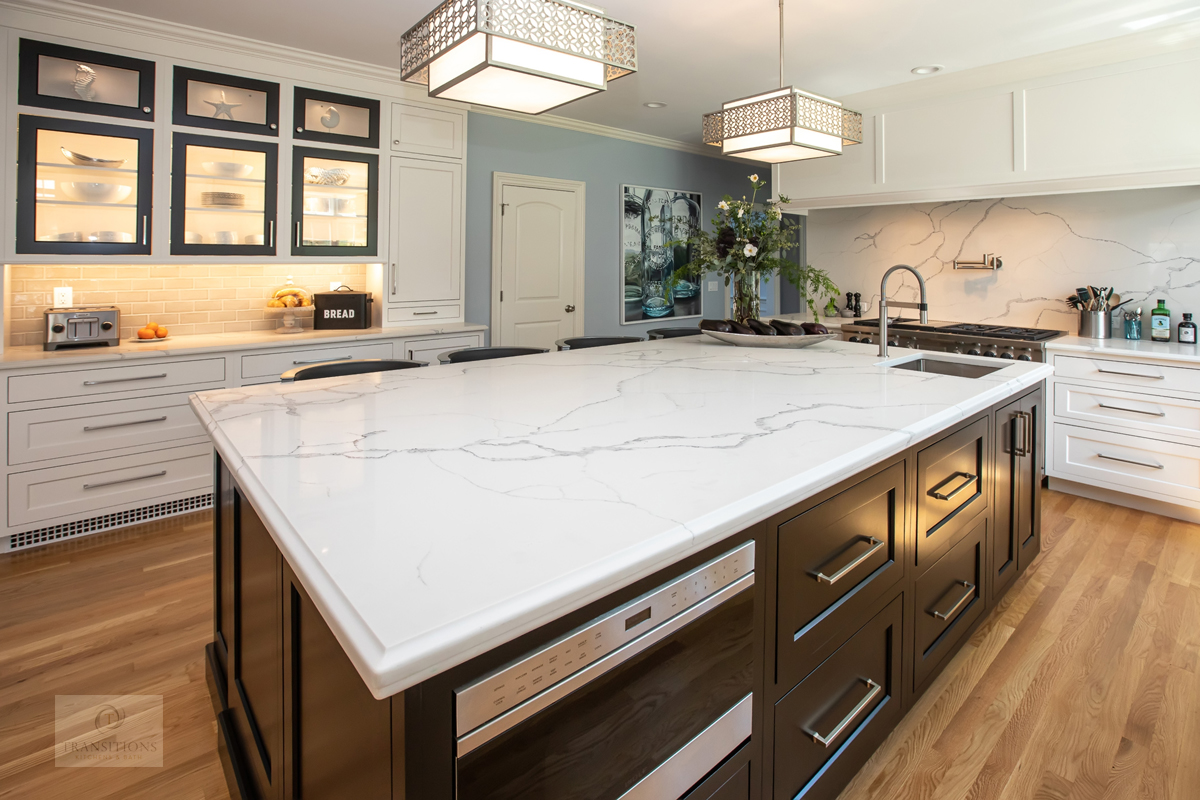 kitchen with quartz countertop