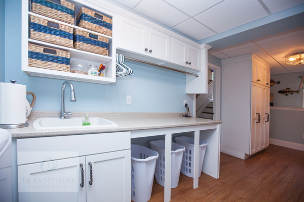 laundry room with built in storage